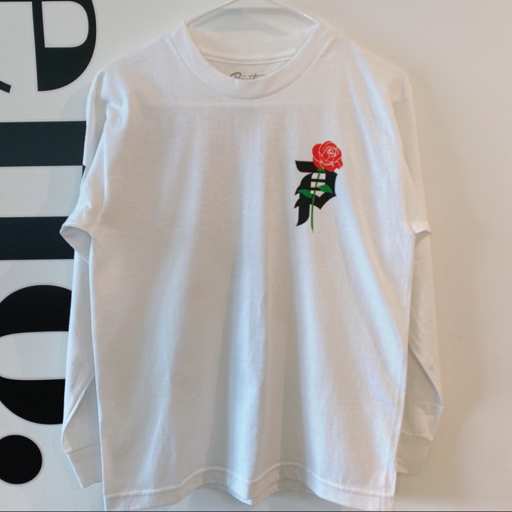 Primetime rose long sleeve tee